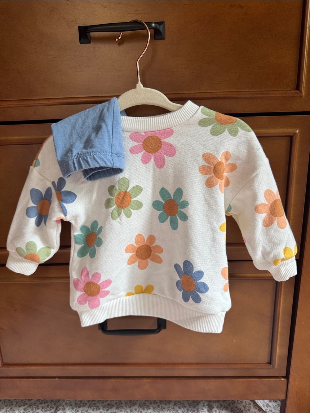 okie dokie Multicolor Floral Crewneck Sweatshirt